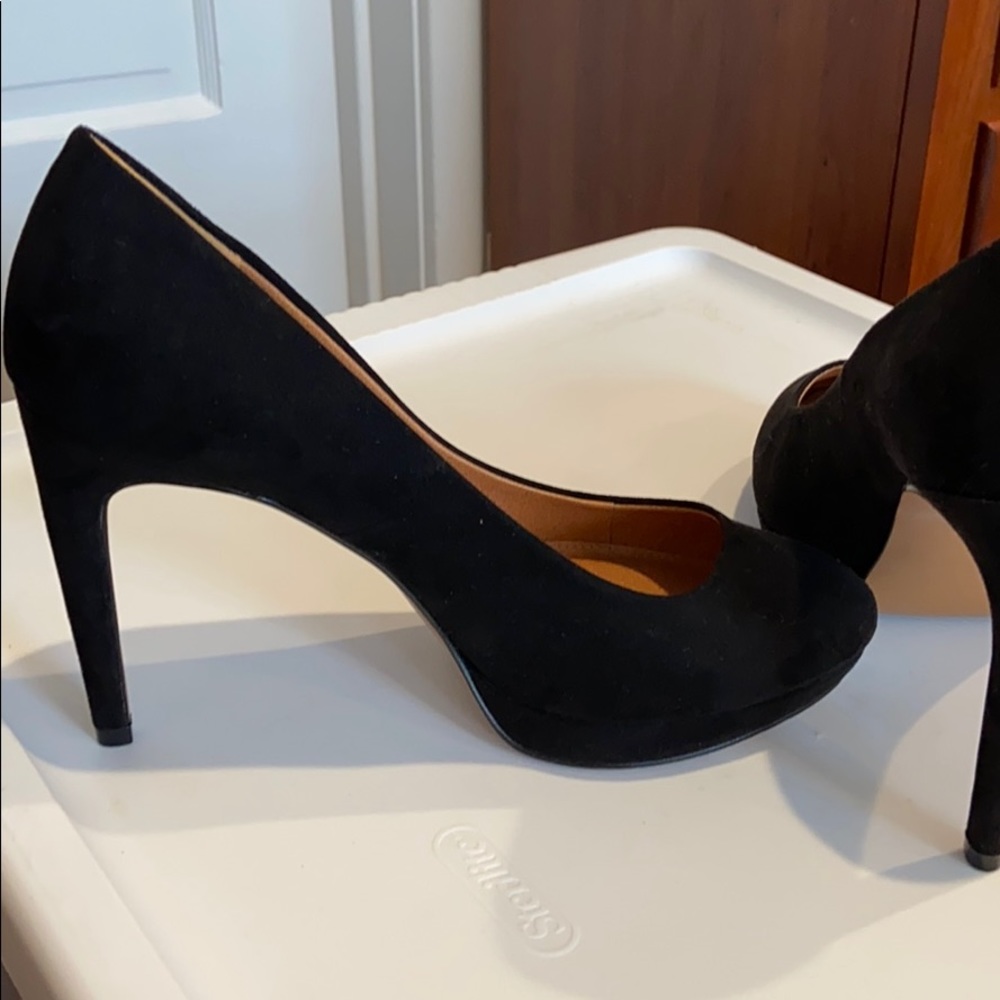 Black velvet heels size 8/38 H&M - Picture 5 of 5